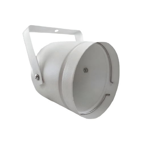 Tacho para lámpara AR111 con ranura cerrado sin zócalo blanco